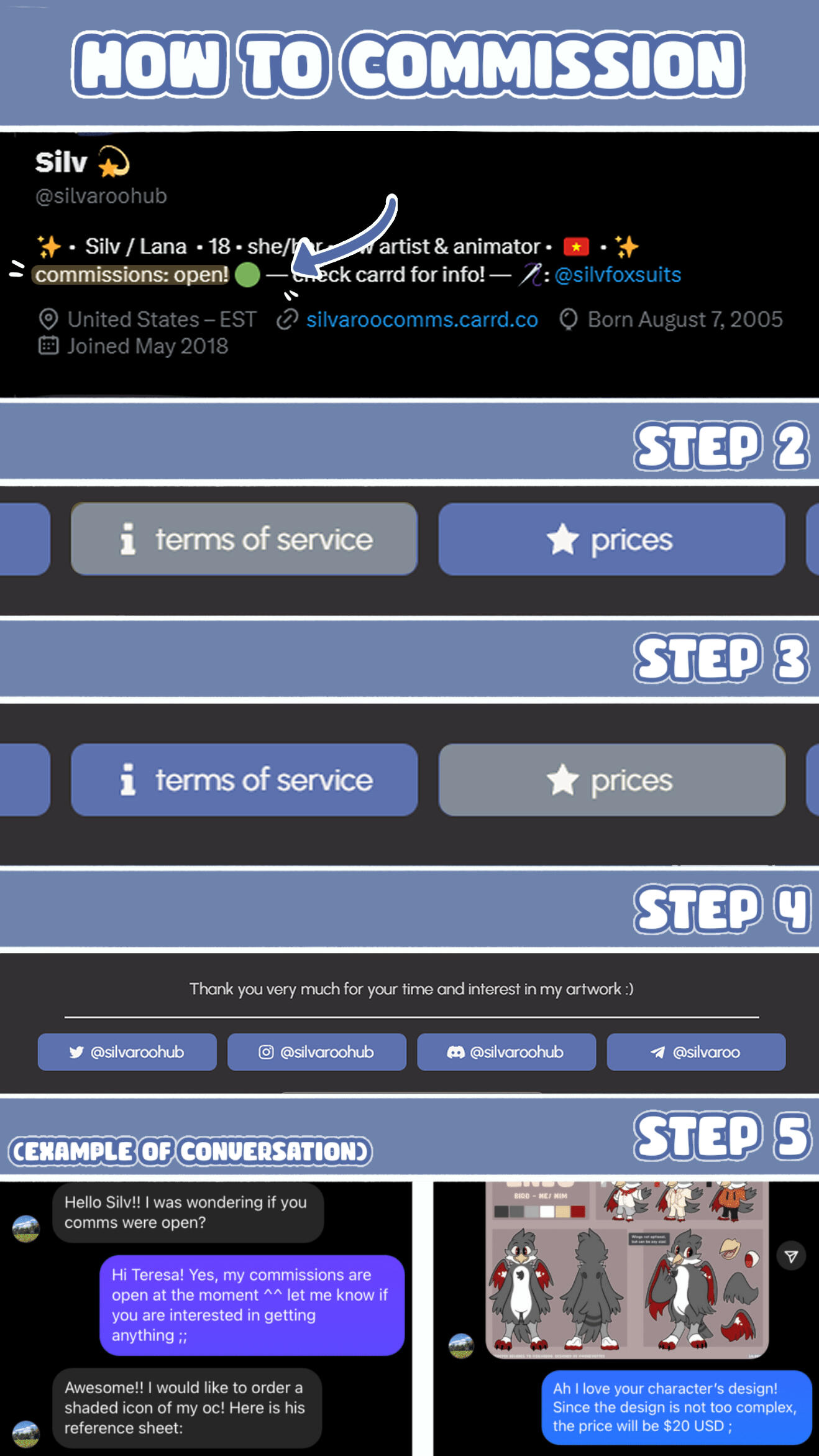 How to Commission